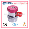 R134a female / male quick coupler for refrigeration